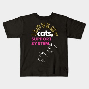 I Love My Cats Kids T-Shirt